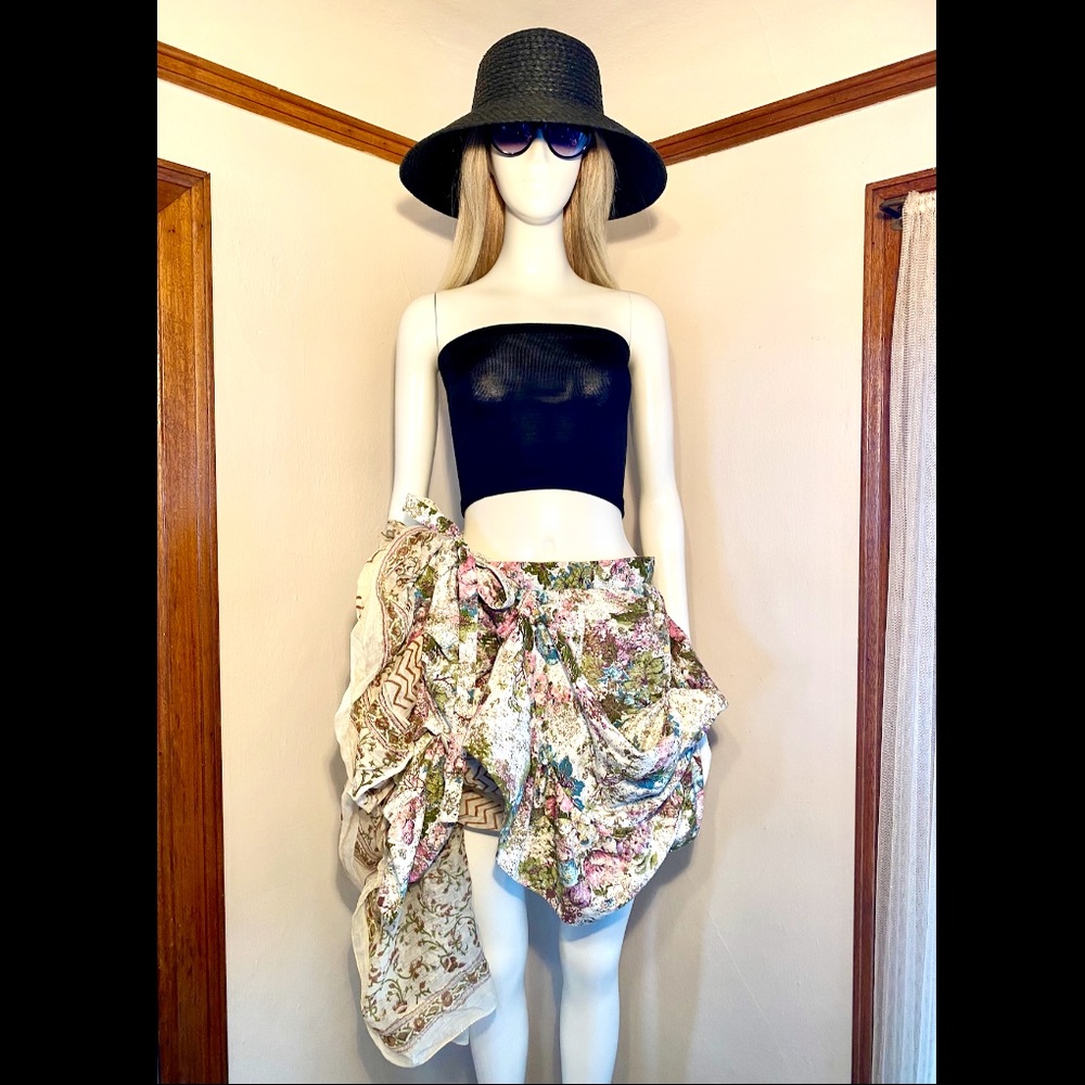 Cafe Skirt - Voluminous Flounce Style Sz Med